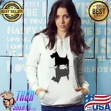 Artistic Scottish Terrier Dog Reflections Art Shirt