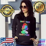 Awesome don't hide Your Pride Lion Watercolor Shirt