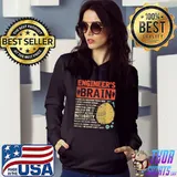 Awesome Engineer's brain problem solving process engineering shirt