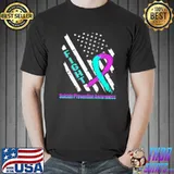 Awesome fight Suicide Prevention Awareness Shirt Unisex
