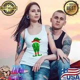 Awesome funny Baseball Elf Christmas Family Matching Xmas T-Shirt Tank Top