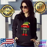 Awesome funny Leader Of The Cousin Crew Elf Christmas Family Party T-shirt