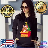 Awesome Gift Box Cat Christmas shirt