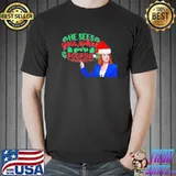 Awesome He Seen You When You’r Pooping Let’s Go Biden Christmas T-Shirt