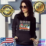 Awesome Here comes the snow and i say its all white christmas vintage shirt