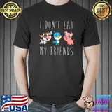 Awesome i Dont Eat My Friends Vegan Vegetarian Animal T-Shirt Unisex