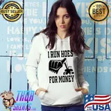 Awesome I Run Hoes For Money Excavator & Heavy Machinery Operator Premium T-Shirt