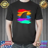 Awesome LGBT Shark Gender Equality Human Rights Freedom Gay Lesbian T-shirt
