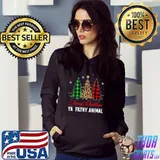 Awesome Merry Christmas Animal Filthy Ya Plaid Xmas Tree Pajamas T-Shirt
