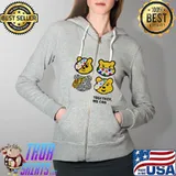 Awesome Pudsey Bear Together We Can Unisex T-Shirt Full Zip Hooded