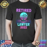 Awesome retired Lawyer 2022 Beach Retirement Premium T-Shirt Unisex