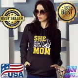 Awesome Softball She Gets It From Her Mom Shirt