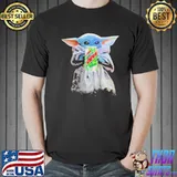 Baby Yoda Hug Mountain Dew Star Wars Mandalorian Shirt Unisex