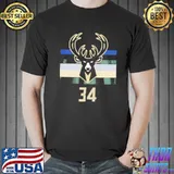 Best 34 Giannis Antetokounmpo Milwaukee Bucks Shirt Unisex