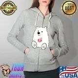Best biff the Samoyed Hot Cocoa Merch Sweats Full Zip Hooded