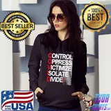 Best Control oppress victimize isolate divide covid shirt