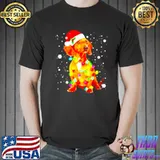 Best Dachshund Dogs Christmas light shirt
