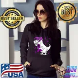 Best Domestic Violence Awareness Toddler Purple Ribbon Kids Youth T Shirt