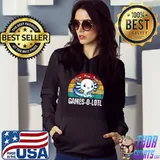 Best Gamesolotl Axolotl Playing Video Games Gamer Gaming Vintage T Shirt