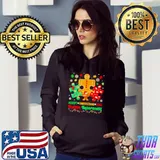 Best gingerbread Autism accept understand love Christmas shirt