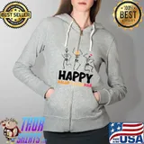 Best happy Hallothanksmas Halloween Thanksgiving Christmas T-Shirt Full Zip Hooded
