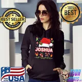 Best joshua Santa Claus Hat Family Merry Christmas Xmas Costume T-Shirt