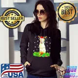 Best Labrador Dog Reindeer Santa Hat Labrador Christmas Shirt