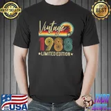 Best limited Edition 1988 34th Birthday Gift Vintage 34 Years Old T-Shirt Unisex