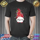 Best Mama Gnome Matching Family Group Christmas Lights Pajama T Shirt