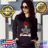 Best Matching Red Buffalo Plaid The Artsy Gnome Christmas T Shirt