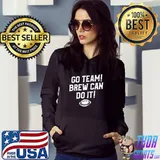 Best mens Go Team Brew Can Do It Rugby Football Lineman T-Shirt