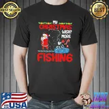 Best merry fishmas fishing ugly christmas boy shirt