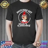 Best Official Christmas Elf Boy Snitches Get Stitches Xmas 2022 Shirts