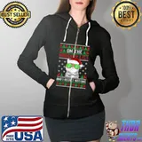 Best On The List Naughty And I Regret Nothing Funny Xmas T Shirt Full Zip Hooded
