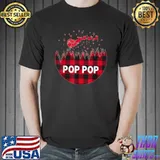 Best Pop Pop Buffalo Plaid Santa Claus Reindeer Matching Family T Shirt