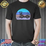 Best retro Farmer Tractor Vintage Farmer Tractor T-Shirt Unisex