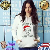 Best Santa Biden treason’s greetings Christmas shirt