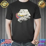 Best Star Wars Falcon Ship Three Stripes Shirt Unisex