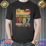 Best Vintage December 1987 34 Years Old Retro 34th Birthday Premium T-Shirt