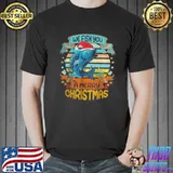 Best Vintage We Fish You A Merry Christmas Fishing T Shirt