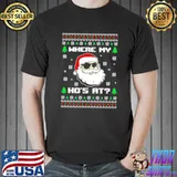 Best Where my hos at Ugly Christmas shirt