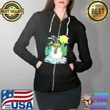 Boomerna merch snowfrog shirt. Full Zip Hooded