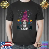 Christmas matching pjs for family christmas or Goat Gnome T-Shirt Unisex