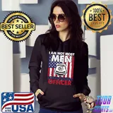 Correctional Officer Corrections CO American flag T-Shirt