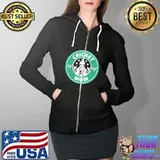 Cricket Mom Loves Starbucks Coffee Shirt Full Zip Hooded