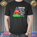 Crocin Around The Christmas Tree Lights Xmas Pajama T-Shirt Unisex