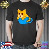 Cute Cat Cartoon Design T Shirt Unisex