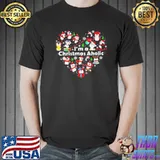 Cute penguins I'm a christmas aholic heart 2021 s Unisex