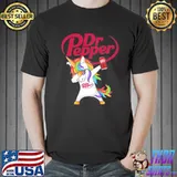 Dabbing Unicorn I Flippin’ Love Dr Pepper Shirt Unisex