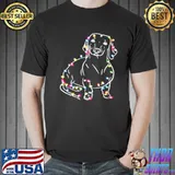 Dachshund light merry christmas s Unisex